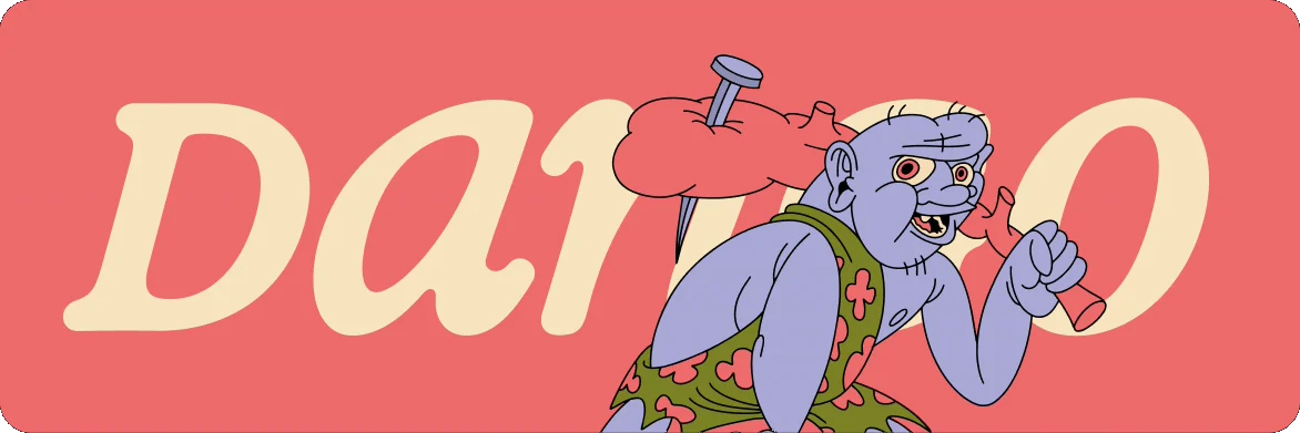 Dango cover with Grug the caveman