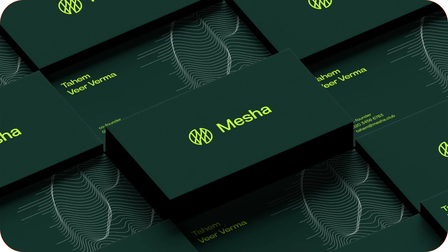 Mesha business cards