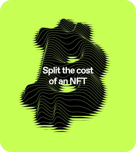 Split the cost of an NFT graphic